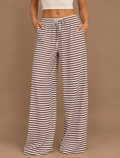 Autumn Stripe Wide Leg Pants