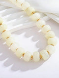 Off White Beaded Necklace